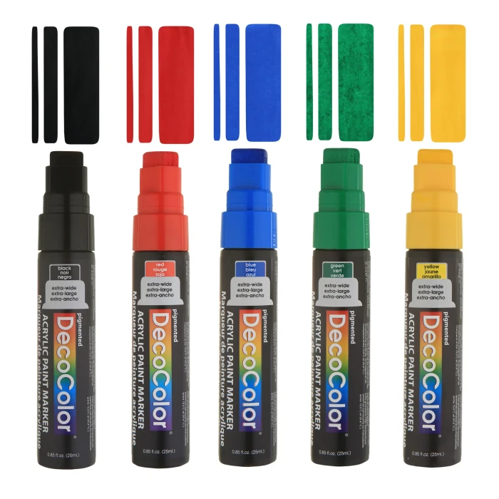 Art Corner - Marvy-uchida Decocolor Acrylic Jumbo Paint Markers